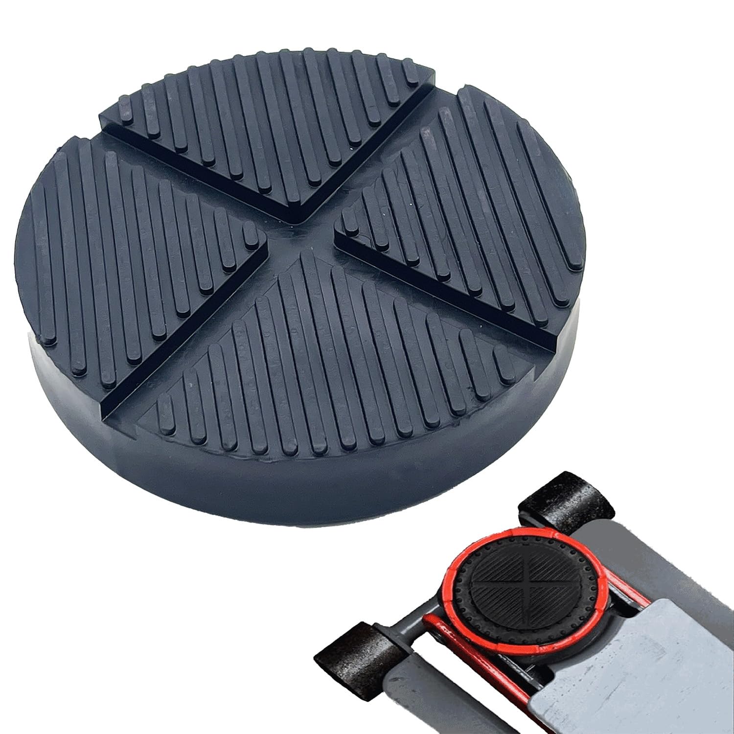 

Mitoland Jack Pad, Rubber Pad, Tire Replacement, Car Maintenance, Universal Use, 4.9 x 1.0 inches (12.5 x 2.6 cm)