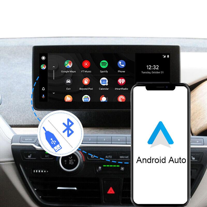 Sinairyu Wireless CarPlay Android Auto Interface Compatible for BMW I3 I8 I01 NBT EVO System 2012-2020 with Mirror Link AirPlay Car Play Functions