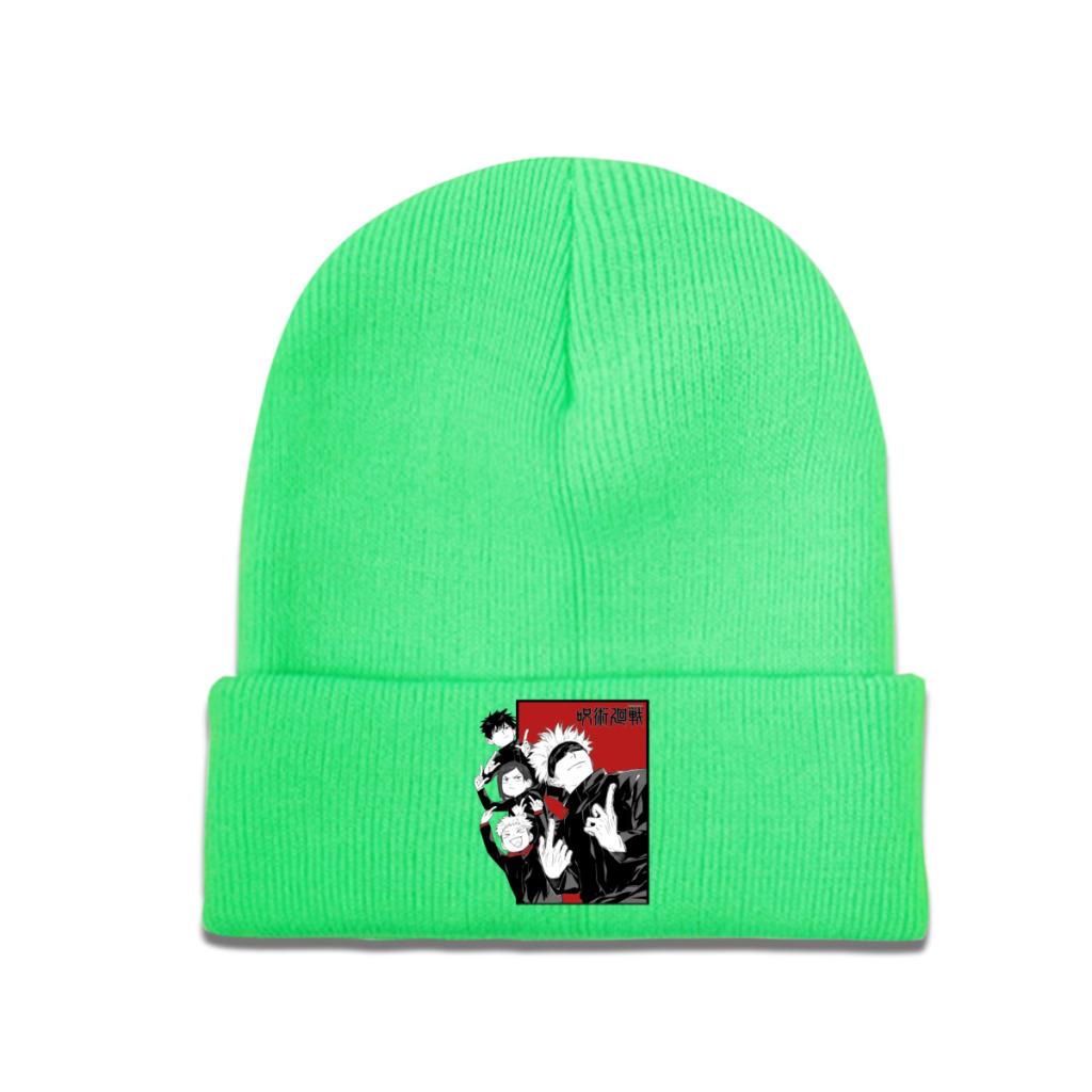 Jujutsu Kaisen Satoru Gojo Knit Hat Beanie Winter Hat Warm  New  Cap for Unisex Women