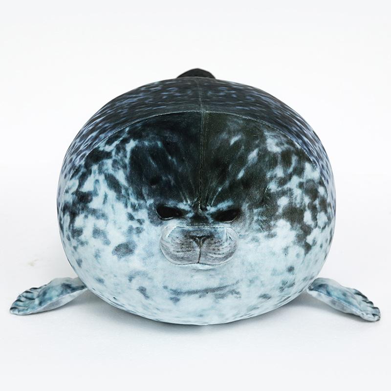 Simulation Seal Osaka Seal Throw Pillow Baby Seal Doll Plush Toy Sea Tour Museum Gift