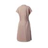 Fila Solid Color Round Neck Pullover Knit Short Sleeve Dress Women Dresses A11W621303F-BN