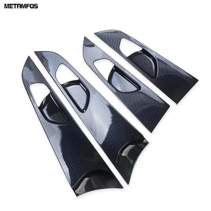 For Kia Forte Cerato -2024 K3 - Carbon Fiber Interior Door Handle Bowl Cover Trim Sticker Accessories Car Styling