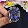 Russian Charoite Gemstone 925 Sterling Silver Jewelry Ring Size 8.5 KG-1661