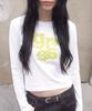 GRAVER [Unisex]Grae-S Dot Long Sleeve T-Shirt_White
