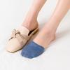 10 Pairs Women's Seamless Half-palm Socks Solid Color Invisible Non Slip Toe Topper Socks