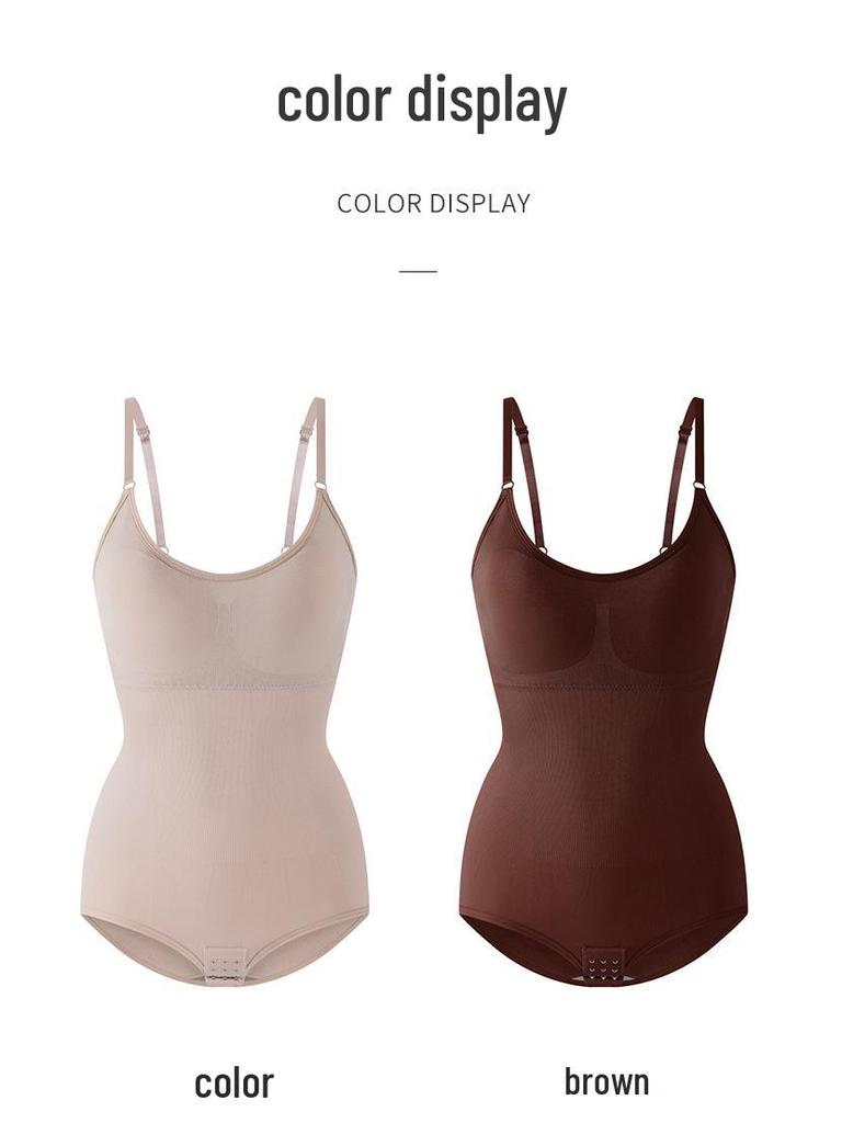 XXS Seamless Bodysuit with Breast Pads: Women's Tummy Control, Hip Lift, Shaping Camisole Girdle.