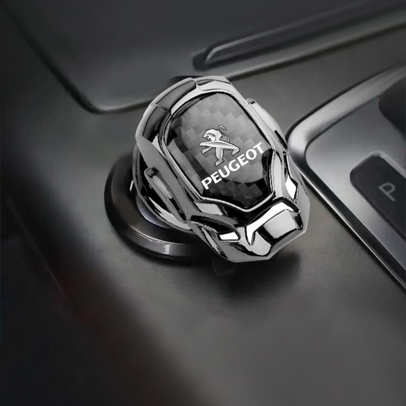 1Pcs Car One-button Ignition Switch Protection Cover For Peugeot 308 408 508 RCZ 208 3008 2008 206 207 108 406 407 408 206 207 208 306 307