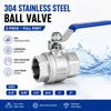304 Stainless Steel Ball Valve Female Thread Stainless Steel Ball Valve  Water Gas Oil System
