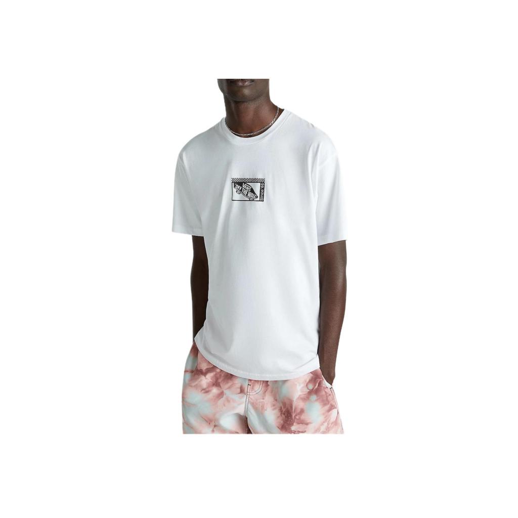 Vans Cartoon Print Short Sleeve Crew Neck T-Shirt Men Tops White VN000GQJWHT