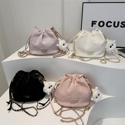 Frühling Casual Kette Umhängetasche Beliebte Retro Tasche Neue Stil Modische Casual Bucket Bag Damentasche
