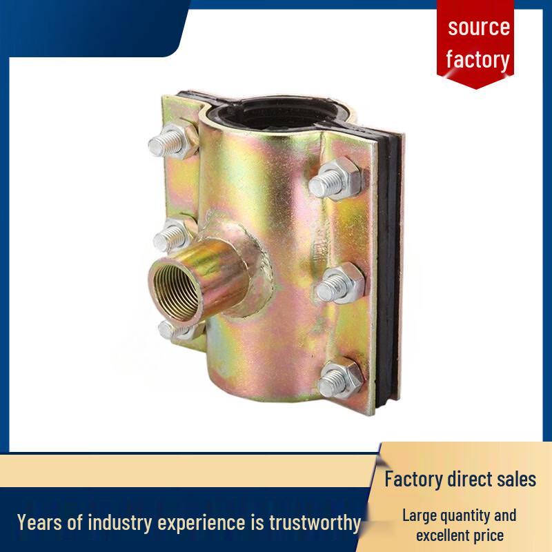 Galvanized Steel Half Clamp Water Diverting Tee