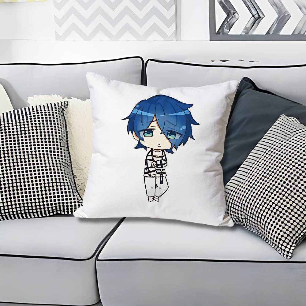 Chibi Cute MMILGRAMs Anime Celebrity Merchandise AllMatch Printed Pillow Case Sofa Car Office Room Decoration Protector
