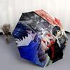 1pc Outdoor Umbrella with Anime Characters, Automatic Opening/Closing, Portable Tri-Fold Design, 8-Rib Iron Frame, Perfect Gift for Fans, Travele