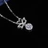 Romantic 2 Carat Swan's Kiss Moissanite Pendant Necklace