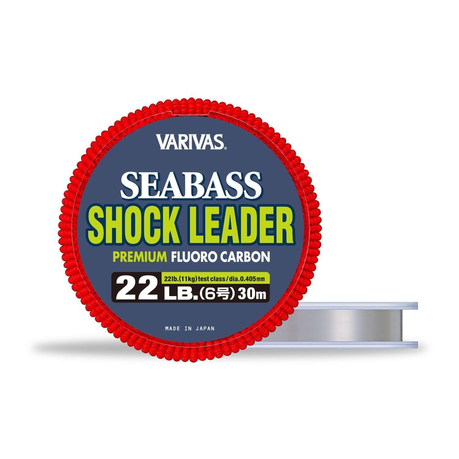 Used New MORRIS Shock Leader Varivas Seabass Fluorocarbon 30m 11kg 22lb Natural