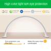 Dimmable U-shaped Nail Lamp 180-degree Illumination 3 Light Color LED Nail Arc Fill Light Adjustable Multi-functional