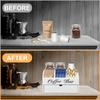 Coffee Bar Organizer with Drawer Wood Coffee Bar Accessories Organizer Coffee Station Organizer Versatile Coffee Pods Holder New