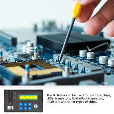 LED Integrated Circuit Tester 2-3 Pole Transistor Tester Digital IC Chip Tester Multifunction Digital Chip Tester