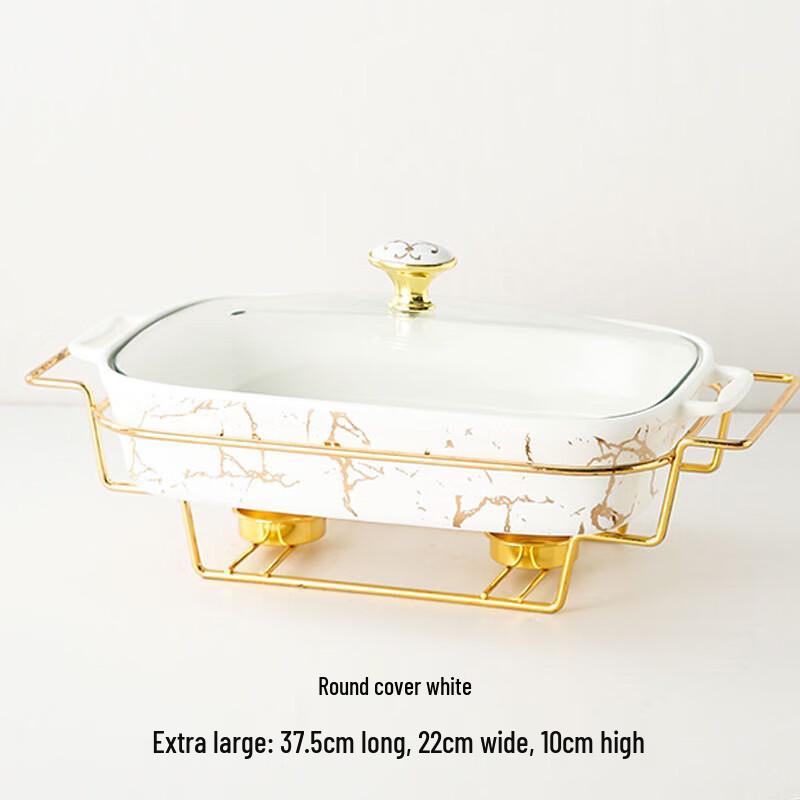 Commercial Ceramic Double-Handle Pot