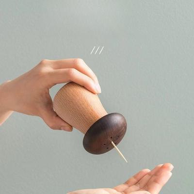 Home, Living Room, Dining Room, Push Type Toothpick Rack, Creative Toothpick Storage Box, Mushroom Shaped Toothpick Box