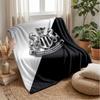 Coperta in Flanella con Stampa del Newcastle United Football, Coperta Morbida Calda Leggera per Divano Letto Campeggio
