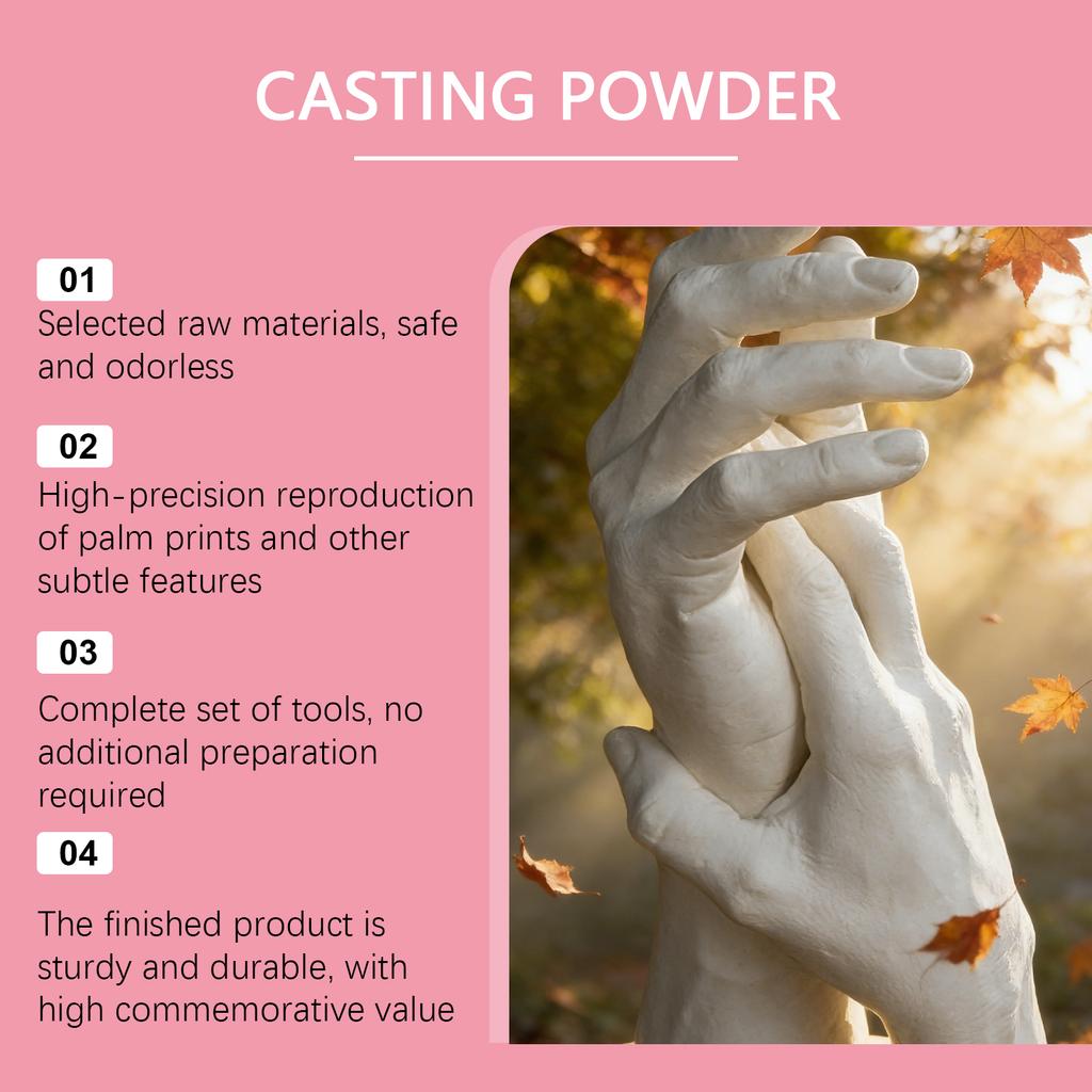 DIY Hand Film Powder Set, DIY Resin Mold, Hand Mold, Vase, Pottery, Multi,purpose Gypsum.