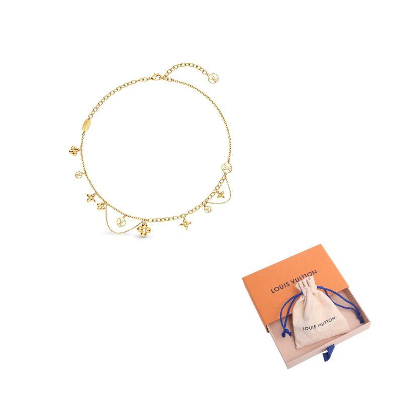 LOUIS VUITTON Blooming Supple Necklace M64855
