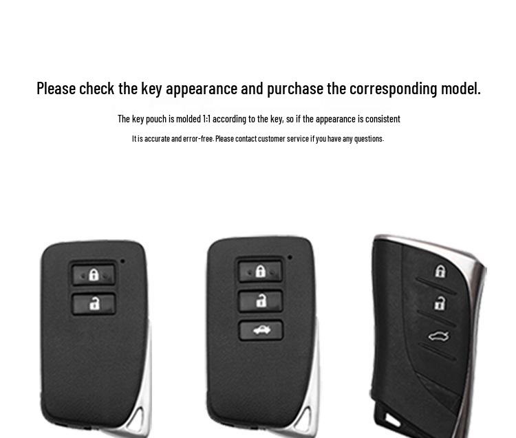 Lexus ES200 Key Case Compatible with RX300, NX200, NX350h, ES300h, LS500h