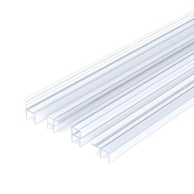 Mehrzweck-H-Typ-Dichtungsstreifen Zubehör für Glas-Duschwand Bietet Wasserdichtigkeit und Einfache Anbringung Designs