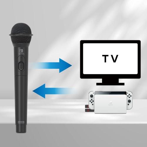 Hori [Nintendo licensed product] Wireless karaoke microphone for Nintendo Switch [Karaoke JOYSOUND compatible]