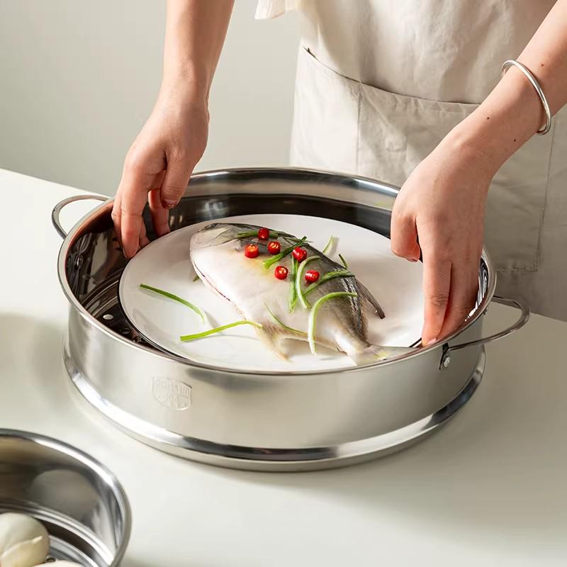 304 Stainless Steel Steamer Basket: Baby Food, Milk Pot, Rice Cooker, Bun Steam Rack