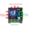 120mm RGB PC Cooling Fan Case Fans Computer Case 15 Lights Streamer 12025 Chassis Fan RGB LED PWM Light Heat Dissipation Fan