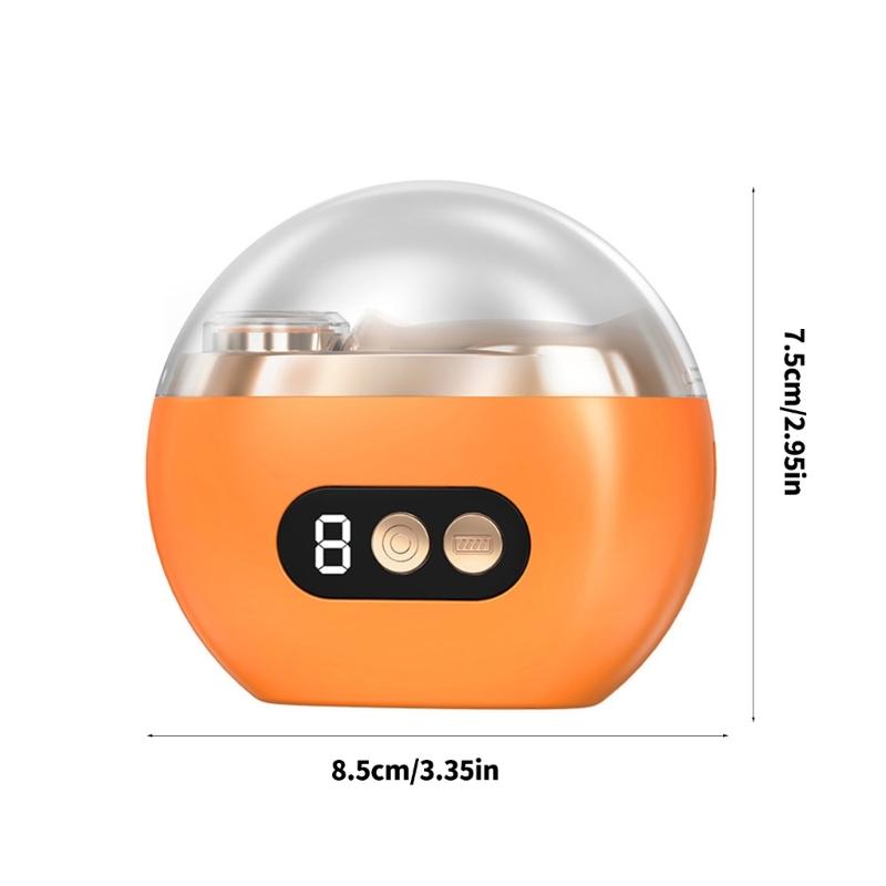 Automatic Nail Trimmer and Polishing Tool Built In LED Light USB Rechargeable Portable Design for Differernt Ages