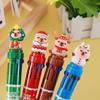 15Pcs Cute Christmas Snowman Themed Multi Color Retractable Pen, Trendy Student Stationery for Back to School Season, Writing Instrument for Study & O