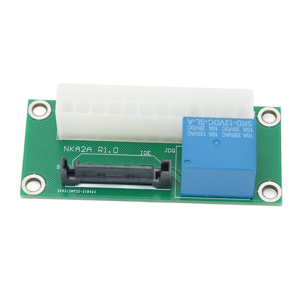 Multiple Power Supply Adapter ATX Power Synchronization 24Pin Dual Power Startup Board for Power Supply Graphics Card