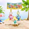 Summer Stitch Beach Keychain With Bell Design For Kids And Gift Collectors