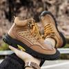 Genuine Leather Men Shoes Sneakers Waterproof Outdoor Men Boots Comfortable Men Walking Hiking Shoes