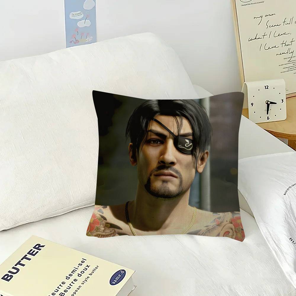 Anime Goro Majima Yakuza Meme Pillow Cover Sofa Cushion Cover Home Room Decoration Children Gift