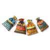 5 Peças Saco de Algodão Boêmio para Joias Étnico Presente Listrado Tribal Tribo Sacos com Cordão Bolsas para Joias de Natal Sacola de Festa