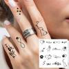 1 Sheet Small Pattern Temporary Tattoos For Women Finger Hand Ear, Realistic Star Sun Planets Fake Tattoo Sticker Durable Tatoos