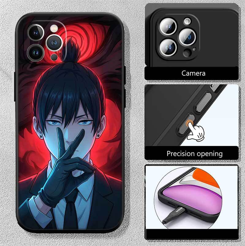 C-Chainsaws Denji Shockproof Phone Case for Redmi Note 8 8T 9 9A 9C 9T 9S 10 11 11S 10C 10X 10A 10T Pro Max Plus Prime
