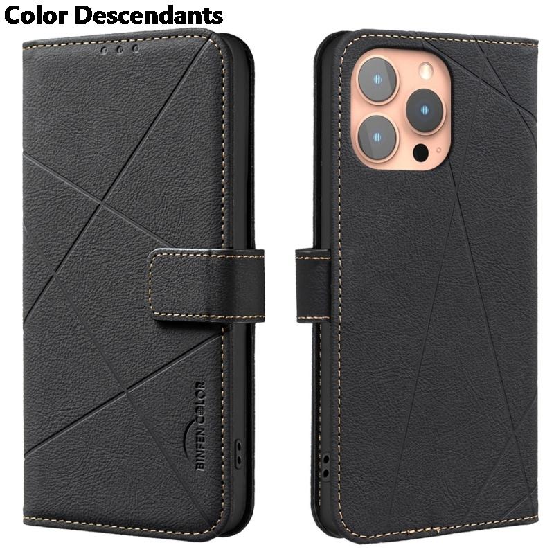 Luxury Wallet Magnetic Flip With Card Slots Leather Phone Case for iPhone 16E 16 15 Pro Max 14 Plus 13 12 11 XS XR X 8 7 Cover