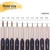 Wolf Hair Liner Brush for Fine Art Outlining and Edge Detailing in Oil Painting.