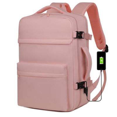 Versatile Large Capacity Travel Backpack & Trolley Bag - Perfect for Business, Commuting, and Laptop Storage