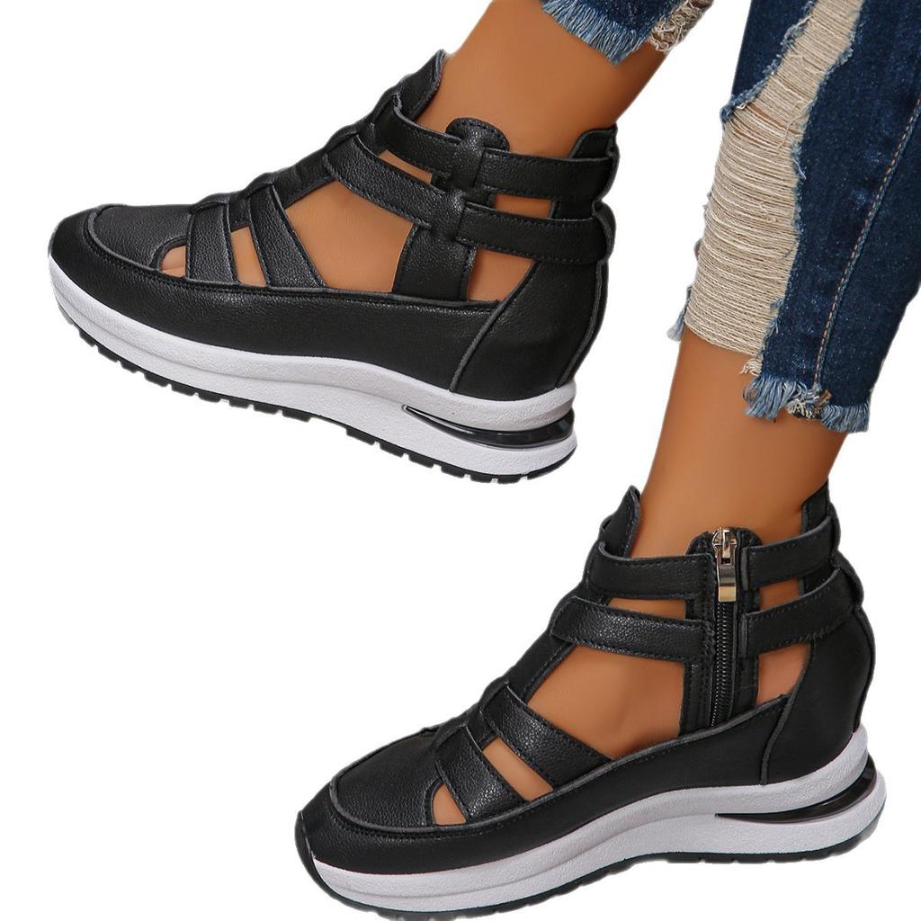 New fashion casual hollow platform heel shoes summer casual sandals women's sandals