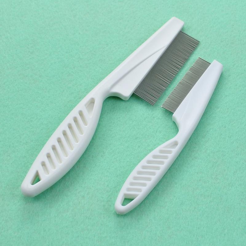 Stainless Steel Flea Comb for Cats Dogs Pet Grooming Tool Comfortable Hair Brush Remove Fleas Easily