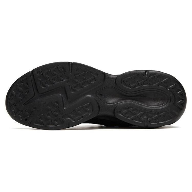 New Anta Cushioned Anti Slip And Wear Resistant Lightweight Low Top Sports Casual Shoes Black 912518852-3