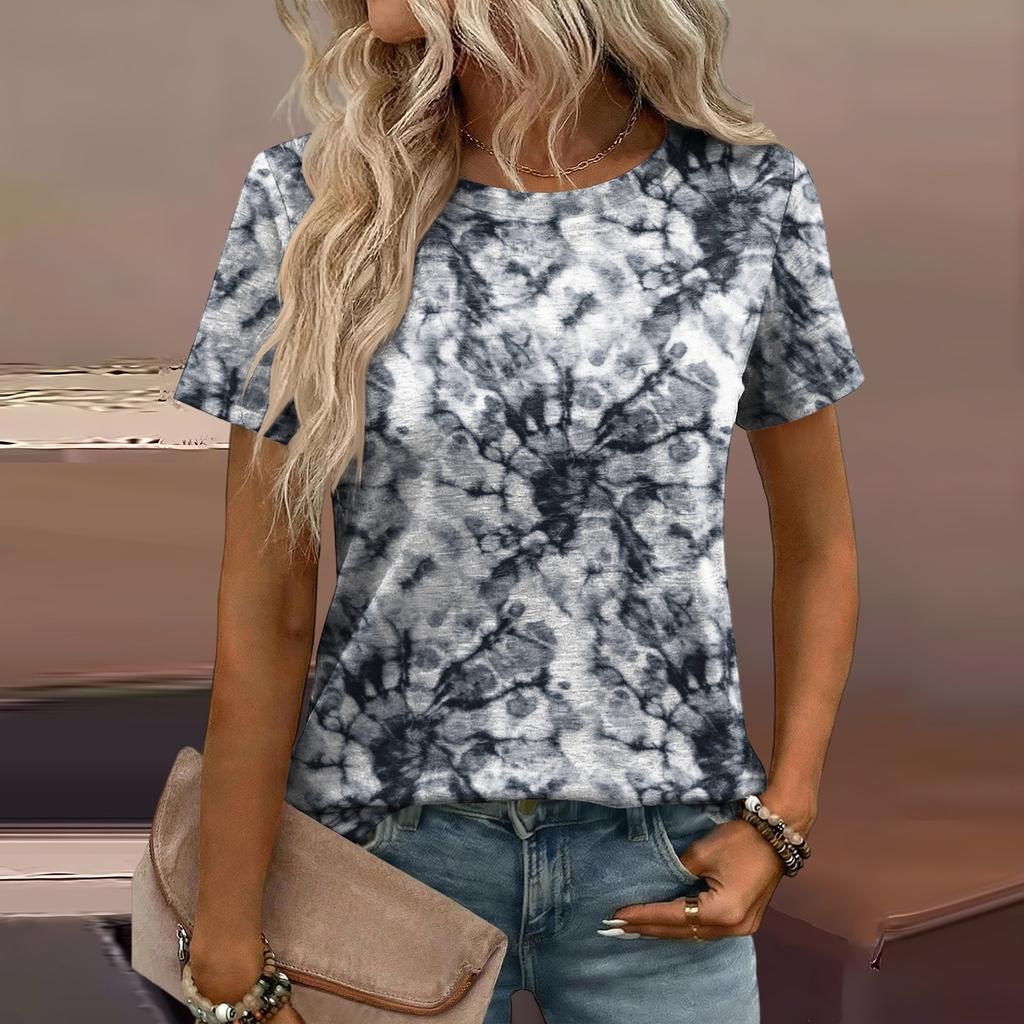 Women's Loose-Fit Fashionable Casual Printed T-Shirt