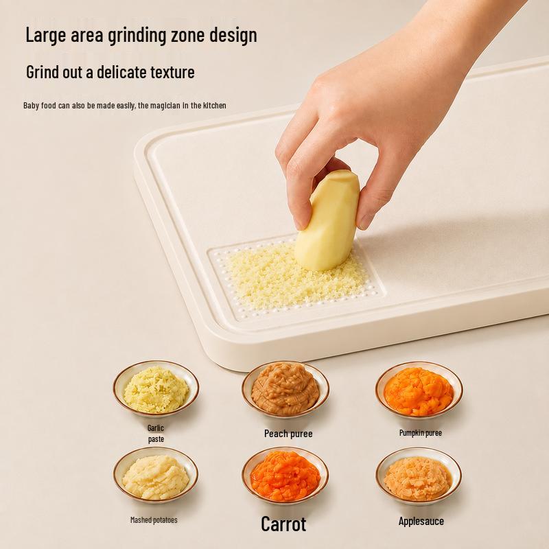 KOBACH Light Shield Antibacterial Stainless Steel Double-Sided Cutting Board