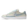 Nike Blazer Synthetikleder Low Top Skateschuhe Damen Sneaker Blau Weiß CZ8688-146